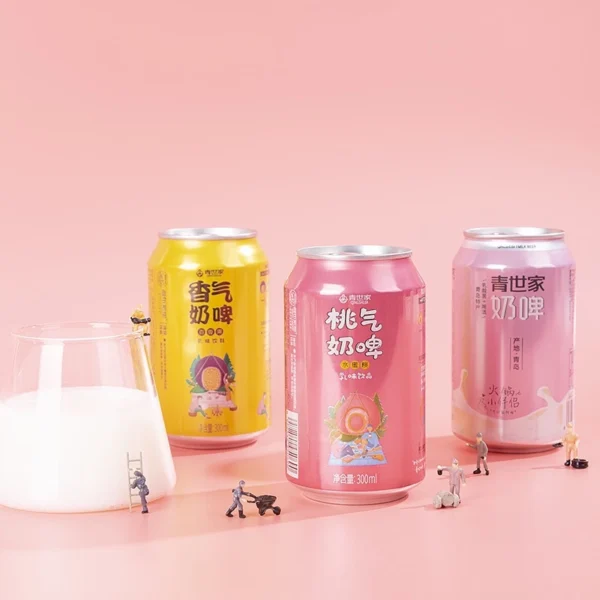 QING SHI JIA Milk Beer 青世家奶啤 300ml - Image 2
